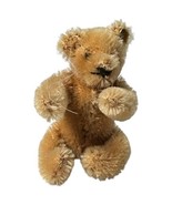 Vintage Steiff Germany Mini Blonde Teddy Bear Seated Articulated Mohair ... - $708.07 MXN