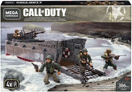 Call Of Duty World War Ii WW2 Beach Invasion (FXG07) 386 Pcs Mega Construx Rare! - £204.24 GBP