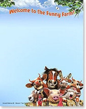 LEANIN TREE &quot;Welcome to the Funny Farm&quot; Animals Selfie~Note Pad 60 sheet... - £6.14 GBP