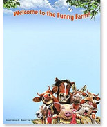 LEANIN TREE &quot;Welcome to the Funny Farm&quot; Animals Selfie~Note Pad 60 sheet... - £6.19 GBP