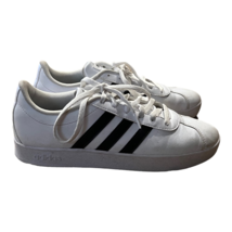 Adidas Mens Vl Court 2.0 Sneakers White DB1831 Tennis Leather Low Top 5.5 - £25.05 GBP