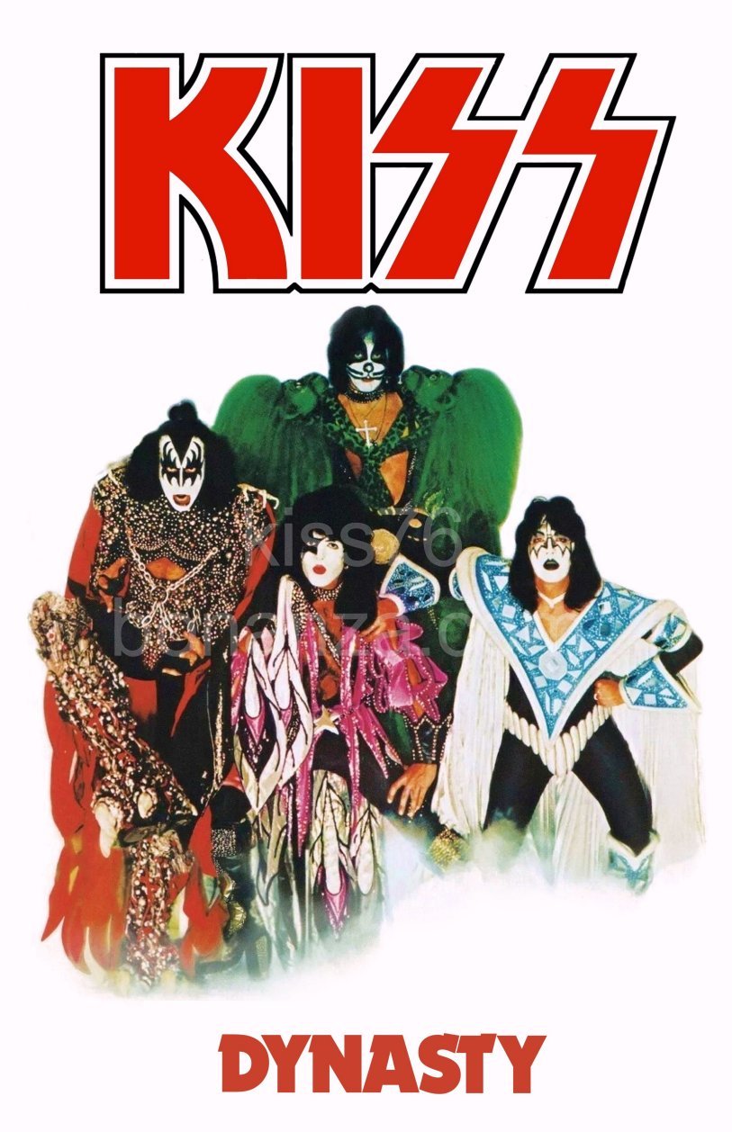 KISS Dynasty Group 14 x 22 Custom Poster - Gene Simmons Paul Stanley Ace... - $35.00