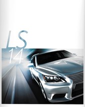 2014 Lexus LS 460 460L 600hL brochure catalog 14 HYBRID F SPORT - £7.96 GBP