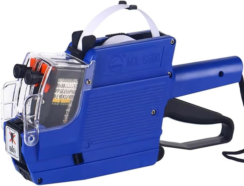 Hongsheng Handheld Mx-6600 Dual Price Labeller Gun (Credit And Cash), Blue - $48.99