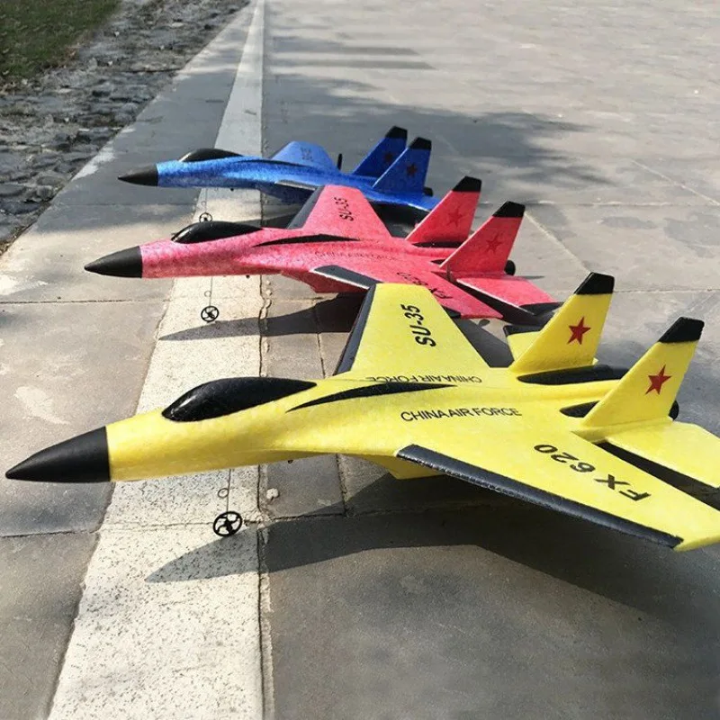 FX620 RC Plane Drone SU35 2.4G Fixed Wing Fighter Electric Toys Airplane Glider - £24.99 GBP