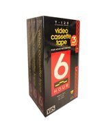Conductor Series Standard Grade T-120 VHS Tape, 3 Pack - £11.95 GBP