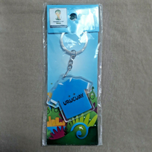 Keychain FIFA World Cup Brazil 2014 (Keyring) Metal - Uruguay Flag - $7.99