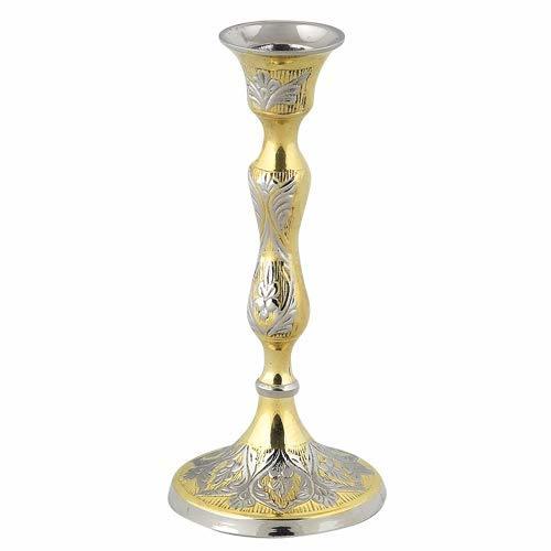 Iconsgr Christian Orthodox Bronze Candle Holder Candlestick (82gn)