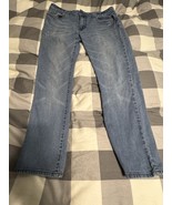 Carbon Slim Straight Jeans 34x30 – Classic Blue Denim Comfort! - $19.88 CAD
