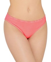 Hula Honey Juniors Rib Illusion Hipster Bikini Bottoms Color Hibiscus Size M - £15.50 GBP