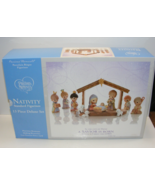Precious Moments 13 Piece Deluxe Set Nativity Includes Stable 2008 L-1 - €253,32 EUR