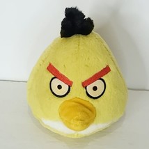 Angry Birds Chuck Plush 6&quot; Yellow Stuffed Animal 2010 Commonwealth No Sound - £15.79 GBP