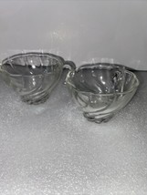 Vintage Punch Bowl Replacement Hazel Atlas Colonial Swirl Shell Glass Ho... - $11.29