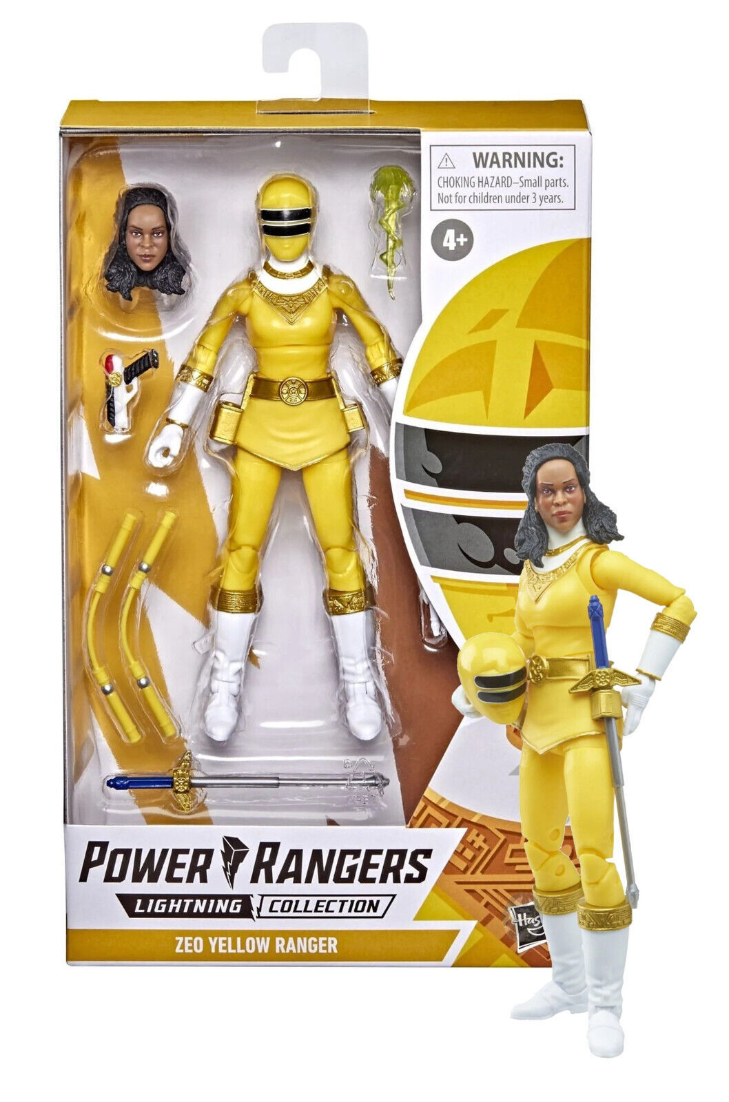Primary image for Power Rangers Lightning Collection Zeo Yellow Ranger 6" Figure New in Box