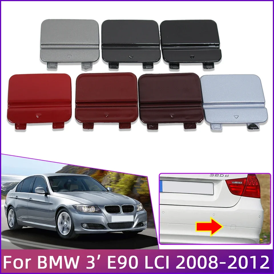 Rear Bumper Towing Hook Cover Cap For BMW E90 LCI 320 323 325 328 330 20... - $22.40+