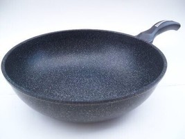 Ceramic Marble Coated Cast Aluminum Non Stick Wok 30 CM - £34.89 GBP