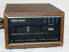 Vintage Channel Master # 6325 Stereo 8-Track Tape Cartridge Player ~ Fix - $18.99