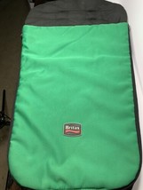 Britax Stroller Car seat zippered cover sleeping bag green zippered foot... - $33.66
