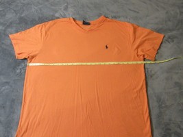 Polo by Ralph Lauren Pony Orange Single Stitch T-Shirt Cotton Men XL - £31.21 GBP