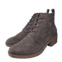 Style &amp; Co Womens Rizio Taupe Closed Toe Lace Up Ankle Boots Booties Siz... - £55.78 GBP