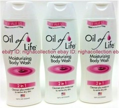 ( 3 ) Oil of Life 2 In 1 Moisturizing Fragrance Body Wash 18 Oz BRAND NEW - $39.59