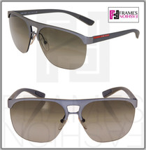 PRADA LINEA ROSSA 53Q Sport Square PS53QS Grey Brown Gradient Sunglasses... - £189.13 GBP