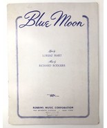 Blue Moon by Lorenz Hart &amp; Richard Rodgers (Robbins Music 1934) Sheet Music - £6.37 GBP