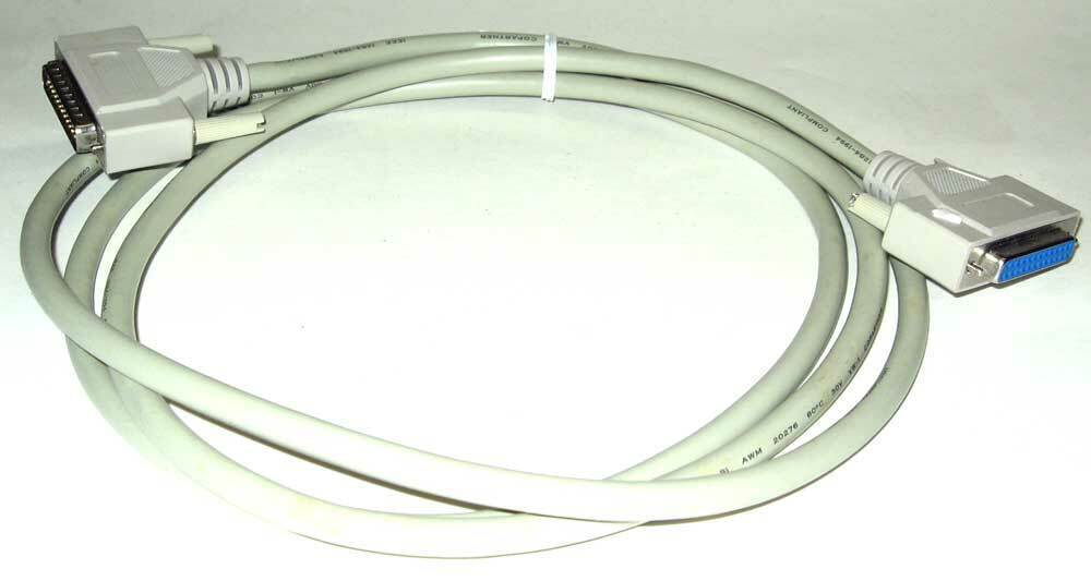 RS232 Serial Data/Modem/Printer Cable DB25F to DB25M 8&#39; Extension IEEE 1... - $5.99