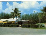Tropical Acres Restaurant Postcard Fort Lauderdale Florida 1961 - £8.54 GBP