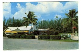 Tropical Acres Restaurant Postcard Fort Lauderdale Florida 1961 - £8.56 GBP