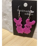 Adorable Hand Crafted, Hand Threaded Pink Peeps - So Cute - Free Shipping  - $30.01 CAD