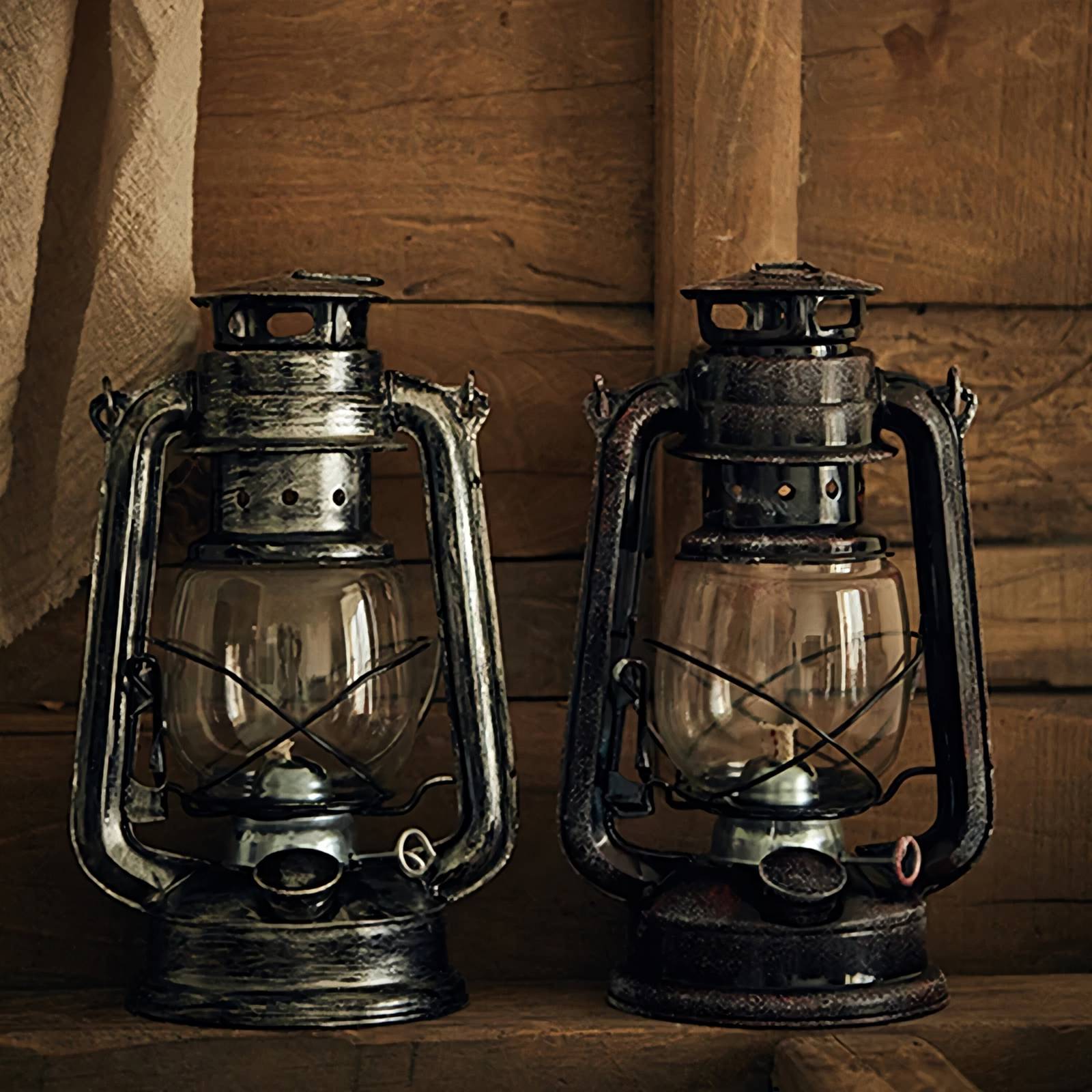 Real Kerosene Lamp - Retro Oil Lantern - Camp Lighting - Industrial desi... - $40.00