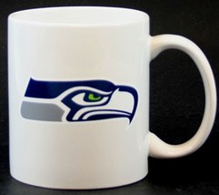 Seattle Seahawks 11 OZ White Style Coffee Mug - £10.02 GBP