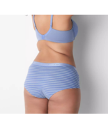Lane Bryant CACIQUE Cotton BOYSHORT Panty Wide Waist BLUE STRIPED PLUS 2... - $16.34