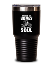 30 oz Tumbler Stainless Steel Insulated Funny Breaks My Bones But Heals My  - £15.94 GBP