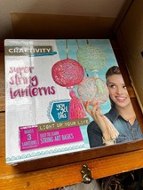 Craftivity SUPER STRING LANTERNS Makes 3 Lanterns Light Up Your Life Age... - $11.29