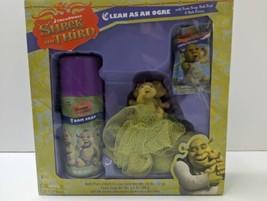 Shrek The Third Clean As An Ogre Bath Kit Pouf Fizzies Dream Works Shrek Babies - £27.33 GBP