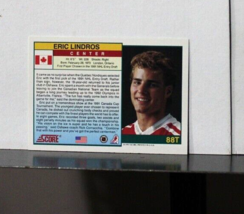 1991 Score Rookie and Traded Eric Lindros #88T Canada - £4.69 GBP