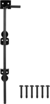 18&quot; Heavy Duty Cane Bolt Drop Rod Gate Hardware for Wood Fence Gate Ground Latch - £20.18 GBP