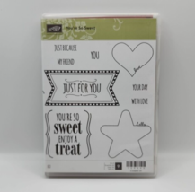 Stampin&#39; Up! You&#39;re So Sweet Rubber Stamp Set 13944 - Complete Set of 9 - $12.59