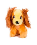 Walt Disney Lady and the Tramp VTG Plush 7&quot; Puppy Dog Brown Orange Stuff... - $13.72