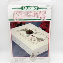 Bucilla 826451 Christmas Holiday Tree 52&quot; x 70&quot; Stamped Cross-Stitch Tab... - $45.00