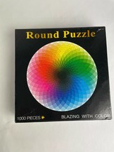 Round Puzzle 1000 Pieces Blazing with Color M1 - £11.76 GBP