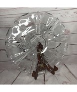 Vintage Fostoria Glass Etched Chintz Pattern Baroque Torte Plate Platter... - $35.29 CAD