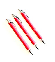 Lot Of 100 Pens - Top Cat Style Rubberized Metal Pens - Black Hybrid Ink - £57.27 GBP
