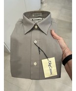 NEW Oleg Cassini Dress Shirt Men&#39;s Size 17.5 34/35 Button Up Single Needle - $338.70 MXN