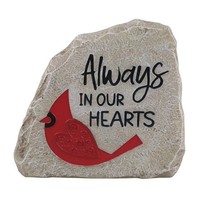 Caring Cardinals Memorial Stone Garden Bereavement Sentiment Resin 5.7&quot; ... - £31.14 GBP