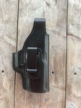 Fits Walther PPK PPQ CCP P99 OWB IWB Leather Holster With Thumb Break image 5