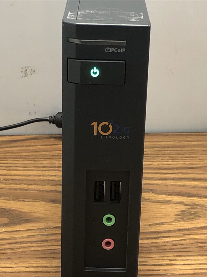 10Zig V1200P PCoIP TERA2 Zero Client 4xUSB + RJ45 DVI-D DVI-I 293D W/AC ... - $13.29
