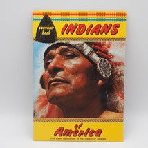 Vintage Indiani Of America Colore Pieno Illustrazioni Souvenir Libro Navajo - £20.81 GBP